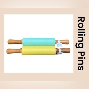 Nonstick Silicone Rolling Pins (2 Count) NWT